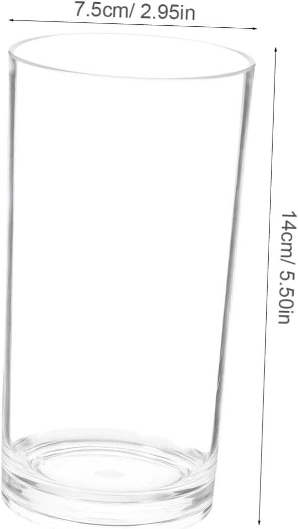 Floral Holder Vase Acrylic Floating Candle Decor Centerpiece for Home Wedding