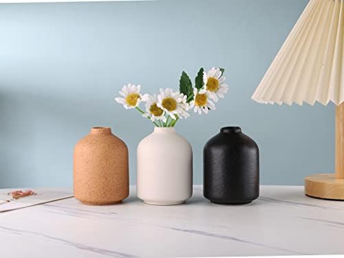 Modern Minimalist Ceramic Vase - Black