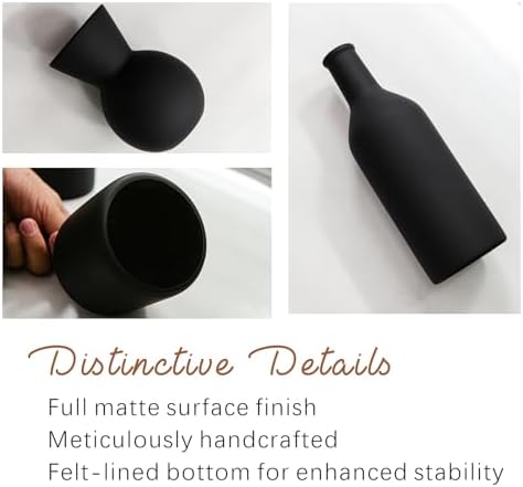 Modern Ceramic Flower Vase Set - 3pcs Table Centerpiece