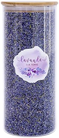 8 Cups Lavender in Large Glass Bottle for Sachets