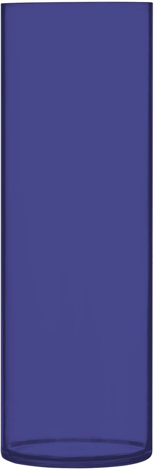 Midnight Blue Plastic Hurricane Candle Holder 118 x 39 Inch Aesthetic Vase