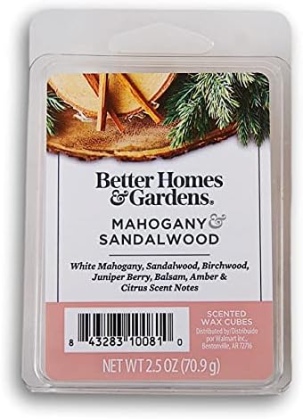 NITRO Better Homes Gardens Mahogany Sandalwood Wax Melts 6x25oz