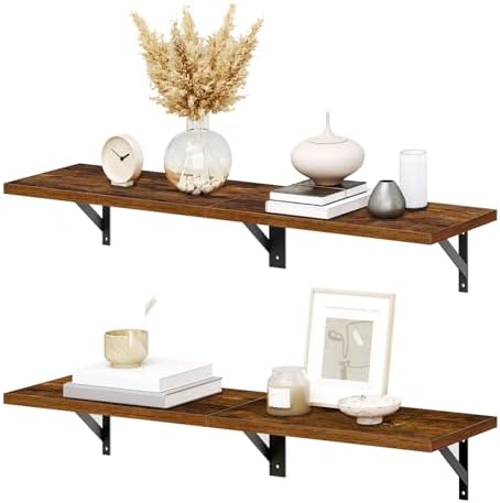 HOOBRO Floating Shelves Set of 2 30 Inch Wall Mount