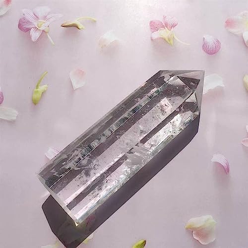 KatLin Natural White Crystal Scepter Reiki Healing Ornament