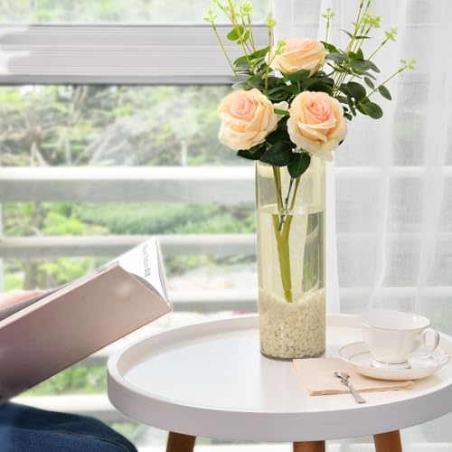Custom Light Yellow Vase for Centerpieces and Home Decor