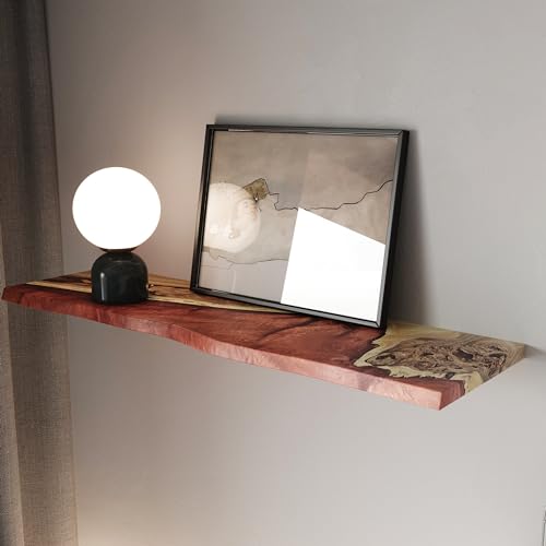 RWA Floating Shelves for Wall Decor - Epoxy Wood Design