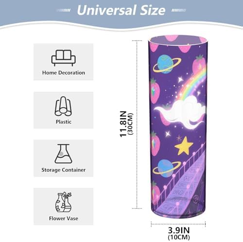 Psychedelic Rainbow Hurricane Vase 118 x 39 Inch