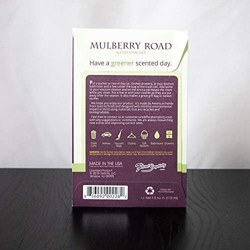 Mulberry Road Scented Sachets Pack of 6 - Home Fragrance