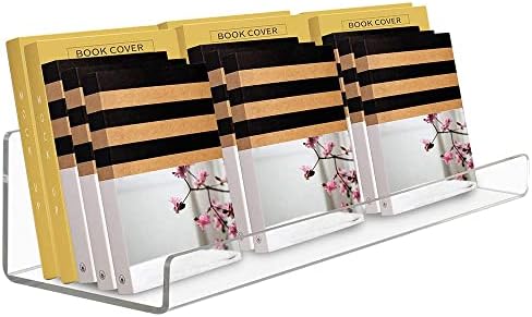 ECOSEAO Floating Shelves Set of 6 Clear Acrylic Display Stand