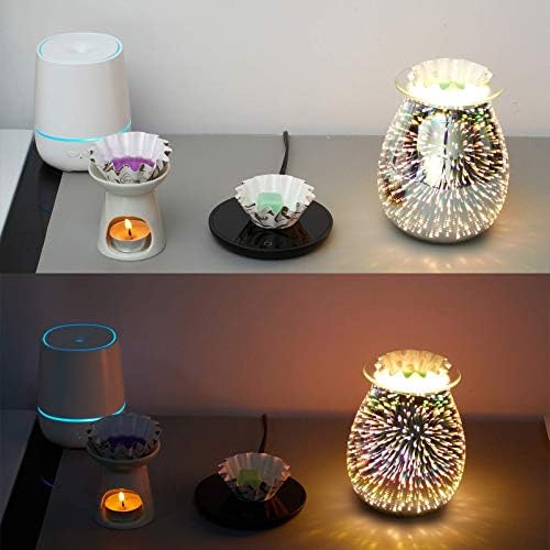 50 Wax Melt Warmer Liners - Leakproof Reusable Safe for Scented Wax Cubes