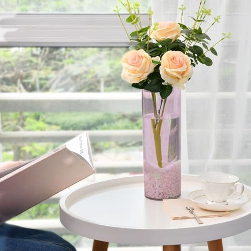 Sanluoli Different Stars Baby Peach White Plastic Hurricane Candle Holder