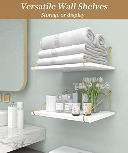 Afuly 12 Inch Deep Floating Shelves Set of 2