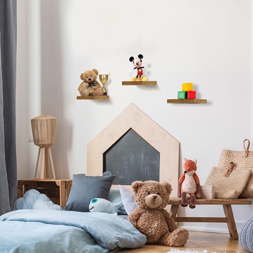 Sorbus Floating Shelves - 3 Square Wall Shelves for Accent Wall Decor