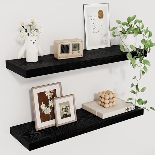 Fun Memories Floating Shelve Set of 2 Black