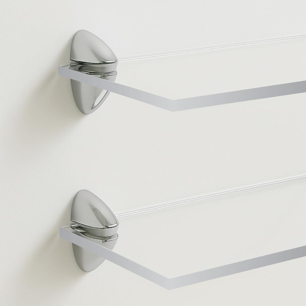Clear Acrylic Floating Shelf 8x12 Inch by Yana