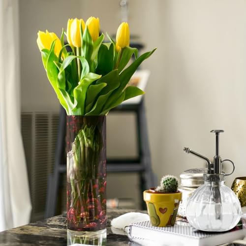 SyXIOP Robust Unicorns Plastic Cylinder Vase 118x39 Inch Decorative Hurricane Candle Holder