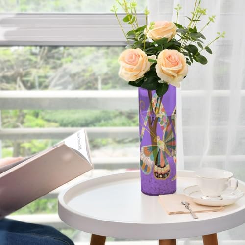 Butterfly Letter A Plastic Hurricane Candle Holder 118 x 39 Inch Modern Decor