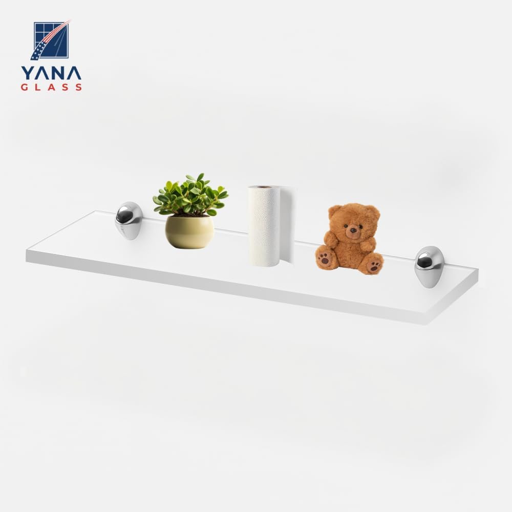 Clear Acrylic Floating Shelf 8x12 Inch by Yana