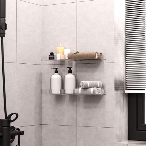 Cq Acrylic Clear Floating Shelves Set of 6