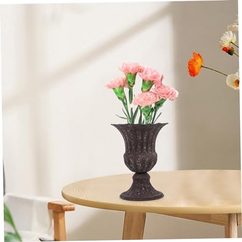 Elegant Dried Flower Vase Wrought Iron Planter for Home and Garden