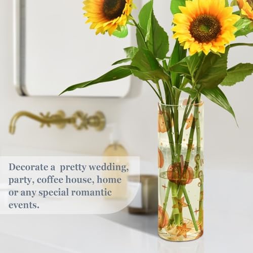 Sweet Pumpkin Plastic Hurricane Candle Holder 118 x 39 Inch