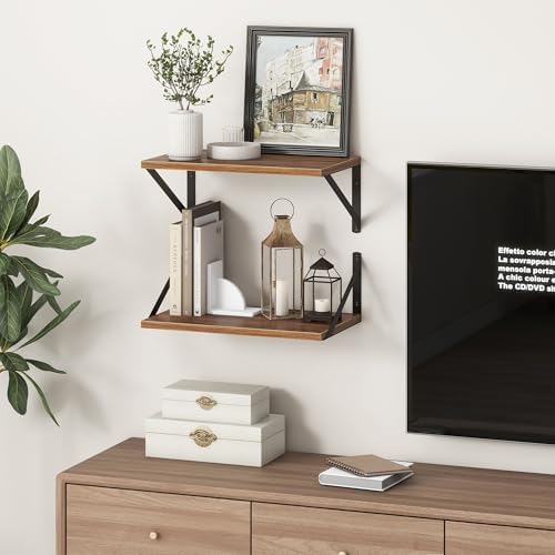 Fun Memories 16 Inch Wide Floating Shelf Set of 2