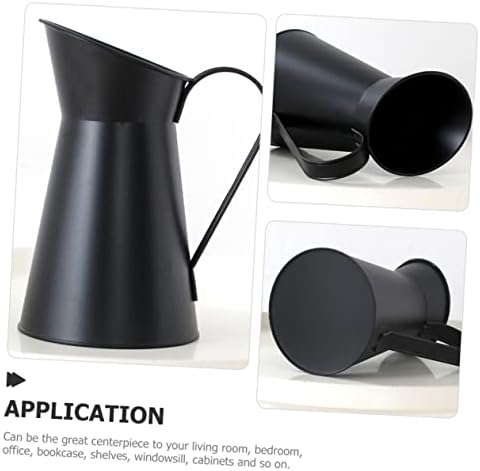 POPETPOP Vintage Flower Bucket Metal Vase for Home