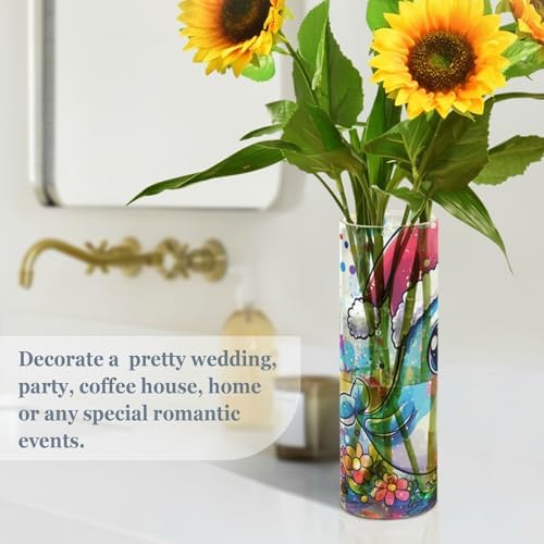 Cartoon Blue Whale Plastic Vase for Centerpieces 118 x 39 Inch