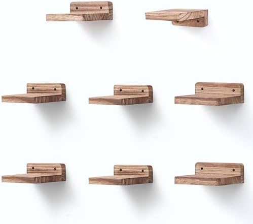 NIUBEST Small Floating Shelf 4x4 Inch Wall Display Ledges