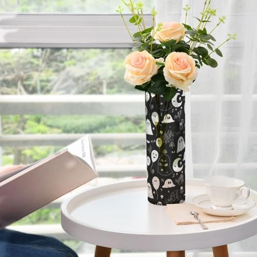 Black and White Cartoon Halloween Balloon Hurricane Vase Decor