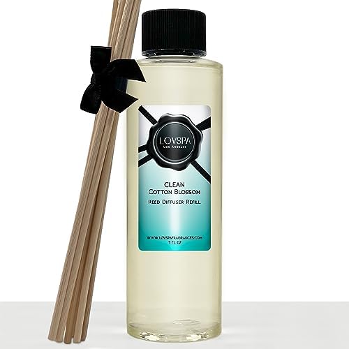LOVSPA Cotton Blossom Reed Diffuser Oil Refill with Sticks