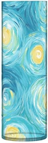 Blue Yellow Sky Plastic Hurricane Floating Candle Holder 118 x 39 Inch Decor