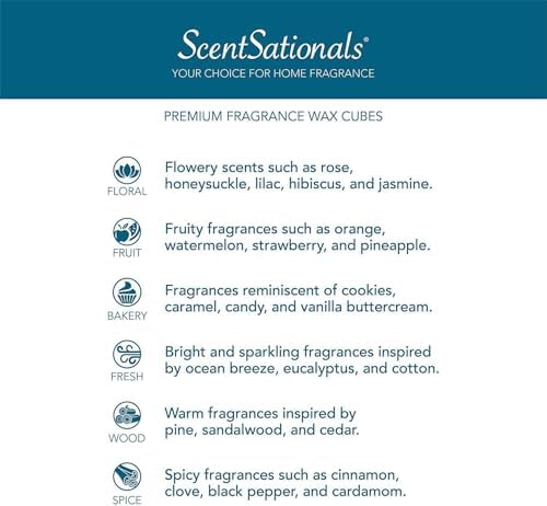 Scentsationals Wax Melts - Honeysuckle Pineapple 24-Cubes