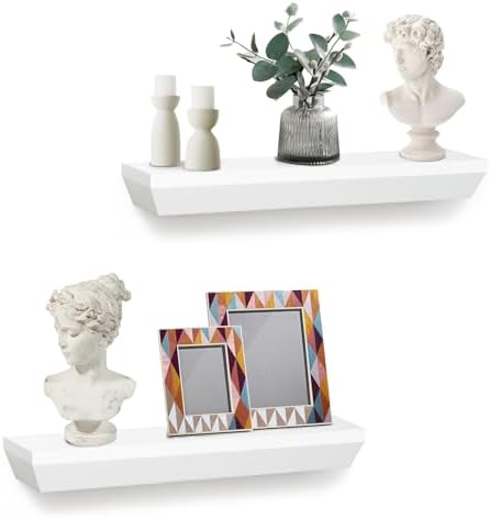 AHDECOR Floating Shelves Set of 2