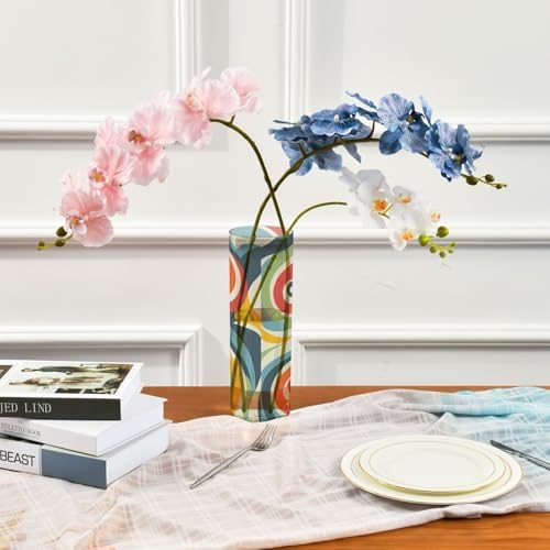 Bold Lines Spiral Shape Plastic Hurricane Candle Holder 118 x 39 Inch