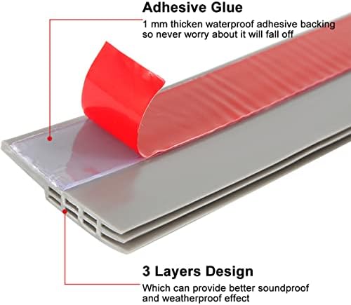 KMUXEJ 39x2 Inch Door Draft Stopper Soundproof Weather Stripping