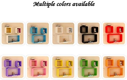 LIANGLIANG Floating Wall Shelf Creative Cube Design Display Stand