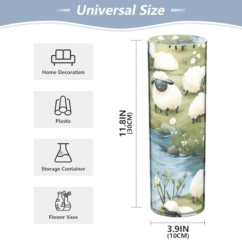 Cartoon Sheep Animal Vase for Home Decor