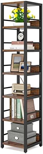 LITTLE TREE 75 Inch Tall Corner Bookshelf
