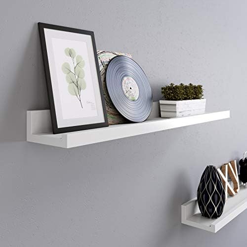 SONGMICS Floating Shelves Set of 2 Wall Mount