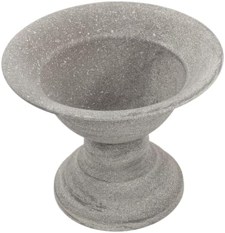 POPETPOP Vintage Metal Flower Vase for Dried and Fresh Flowers