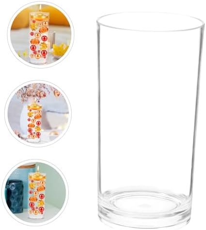 Acrylic Floating Candle Holder Clear Vase for Home Events