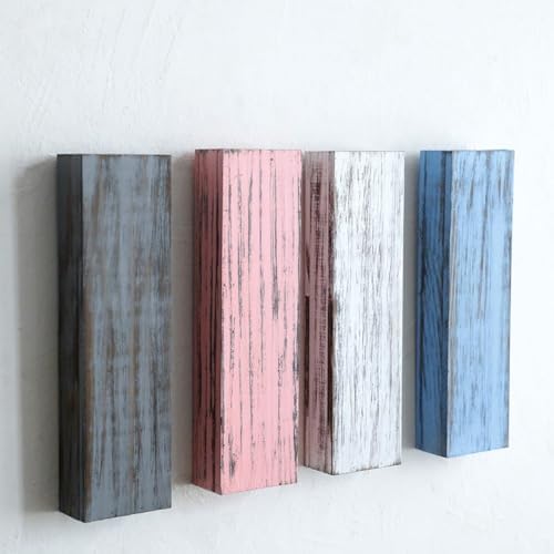 Wood Wall Planter for Indoor Plants and Dried Flowers Decor