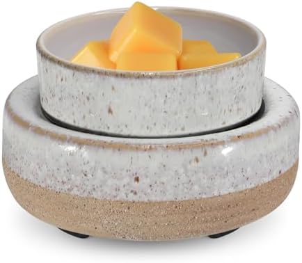 Ceramic Wax Melt Warmer 3-in-1 Electric for Candles and Essential Oils