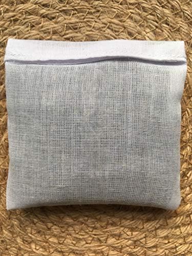 Hand Embroidered Lavender Pillow Sachet Bag Set of 3