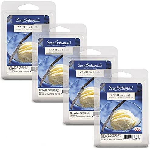 Scentsationals Scented Wax Cubes - Vanilla Bean 10oz 24-Cubes