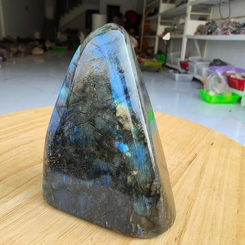 KatLin Natural Crystal Moonstone Fountain Stone Decor