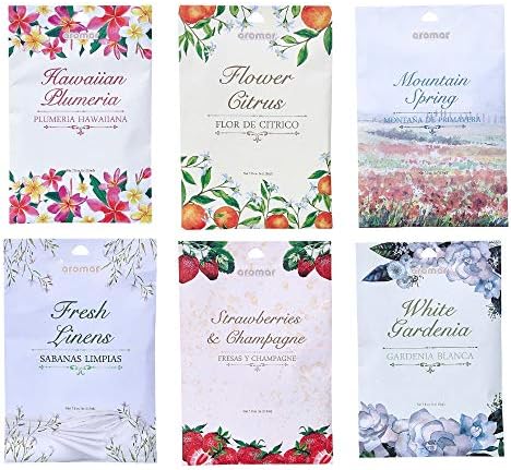 6 Scented Fragrance Sachet Pouch Air Freshener Wardrobe Home Drawer Perfume Bag 1