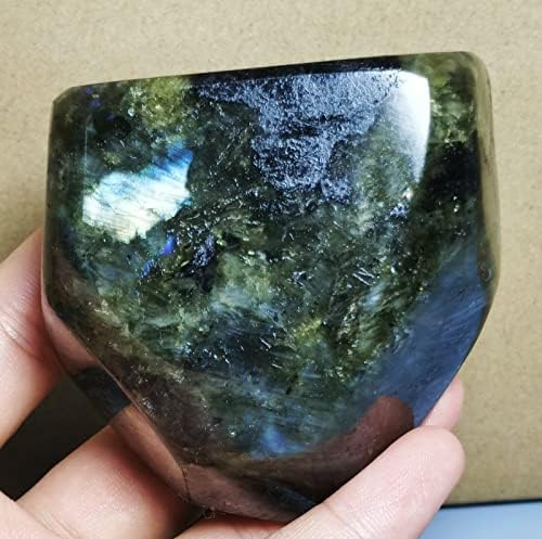Polished Blue Flash Labradorite Reiki Stones for Healing and Decor