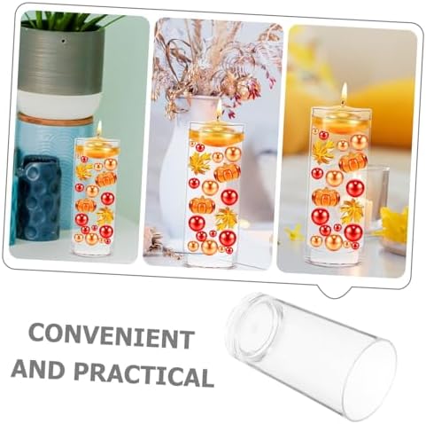 Acrylic Floating Candle Holder Vase for Weddings and Home Decor